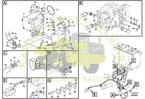 Jual 936917 / VOE936917 HOSE ASSEMBLY